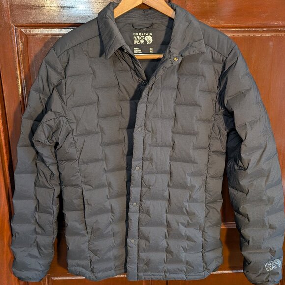 Mountain Hardwear Super DS Climb Stretchdown Shacket - Men's M - Black - Picture 1 of 6